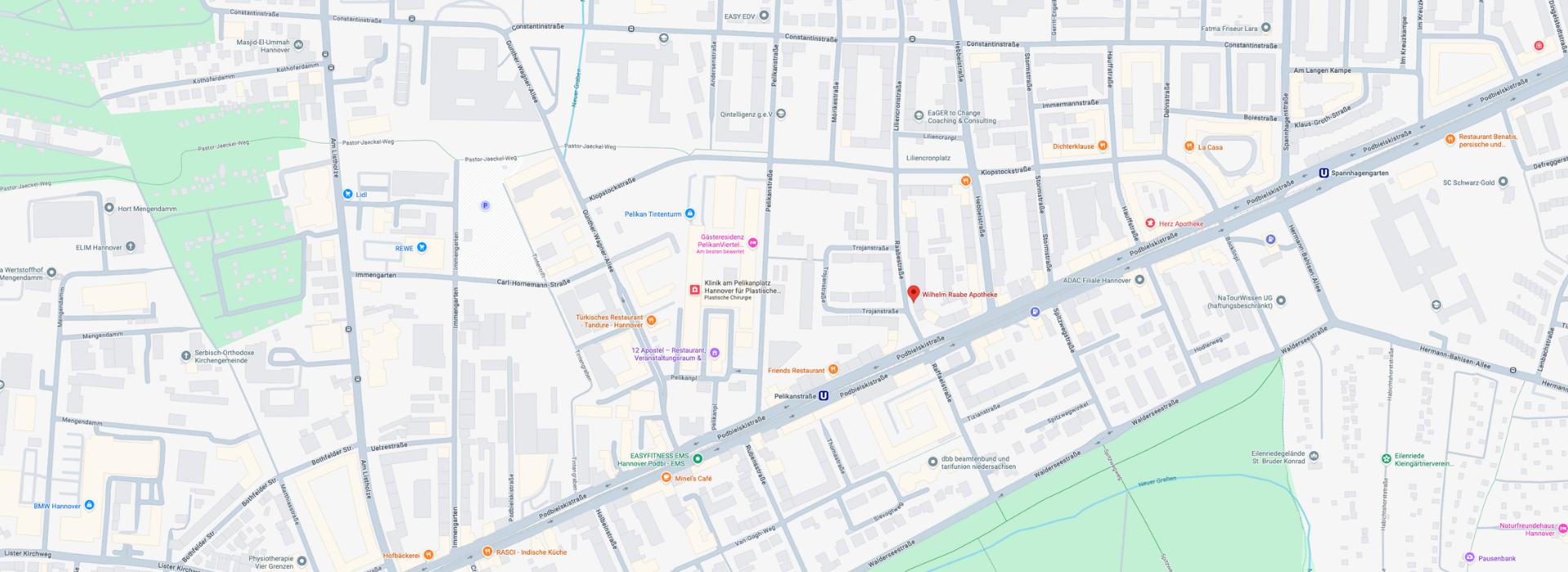 Standort Wilhelm-Raabe-Apotheke in Google Maps anzeigen